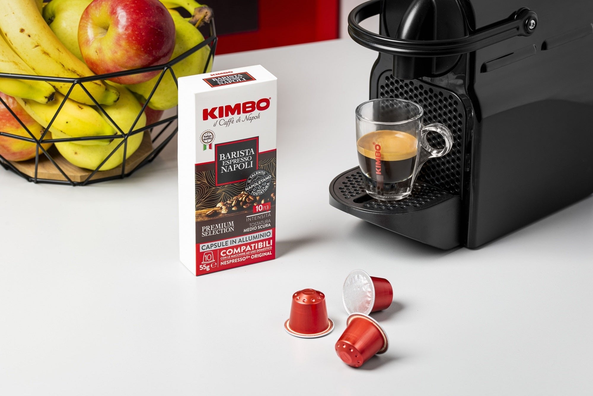 EAN 8002200141752 - Kimbo 014175 bolsita y cápsula de café Medium-dark roast 30 pieza(s) imagen 3