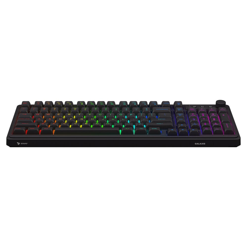 Savio Galaxis Teclado Juego Usb Qwerty Inglés De Ee. Uu. Negro