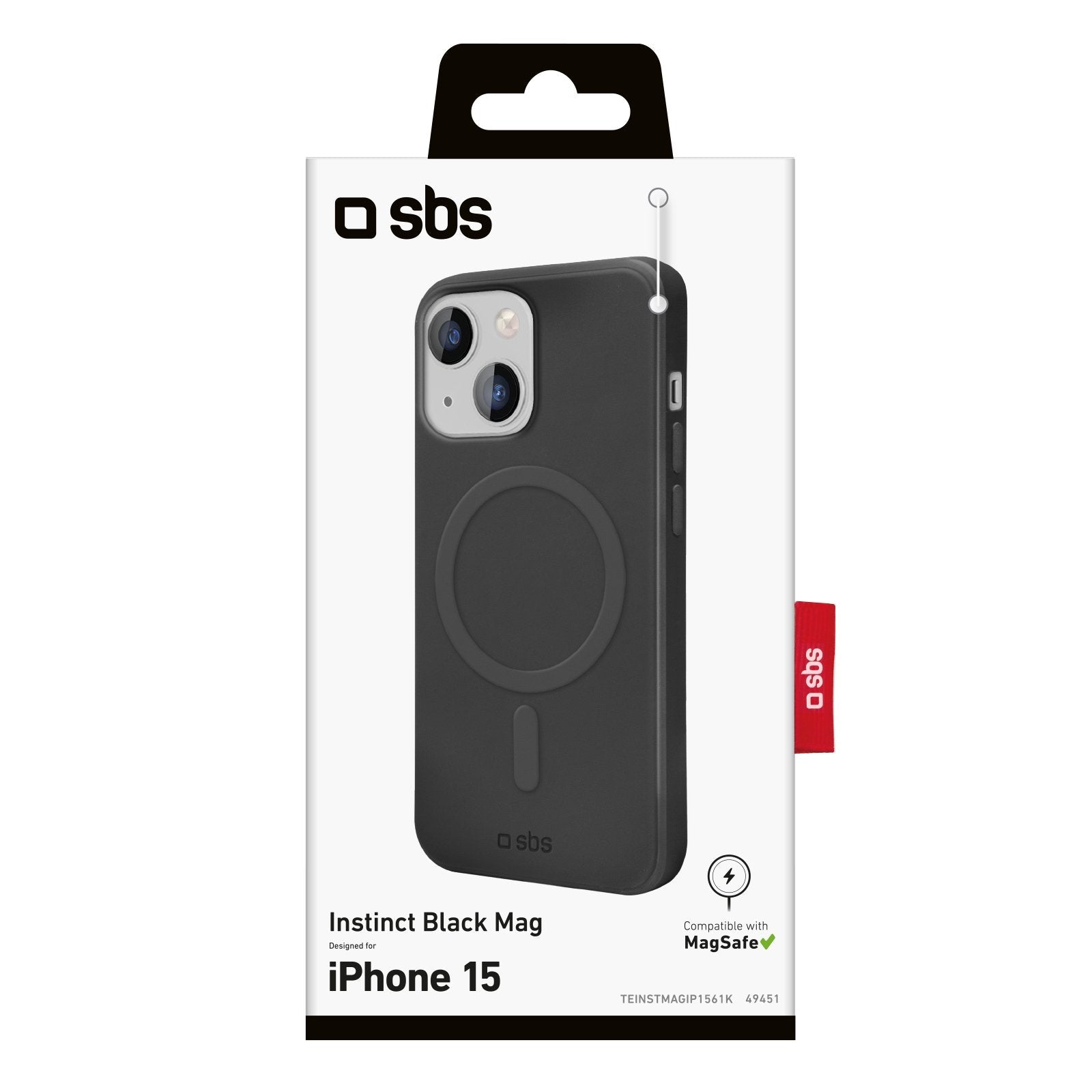 Funda Sbs Instinct Mag Iphone 15 Negro