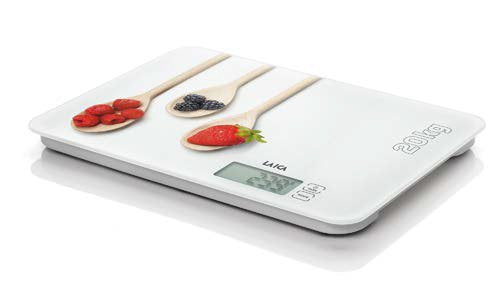 Báscula Electronica De Cocina, Máximo 20 Kg. Diseño Cucharas
