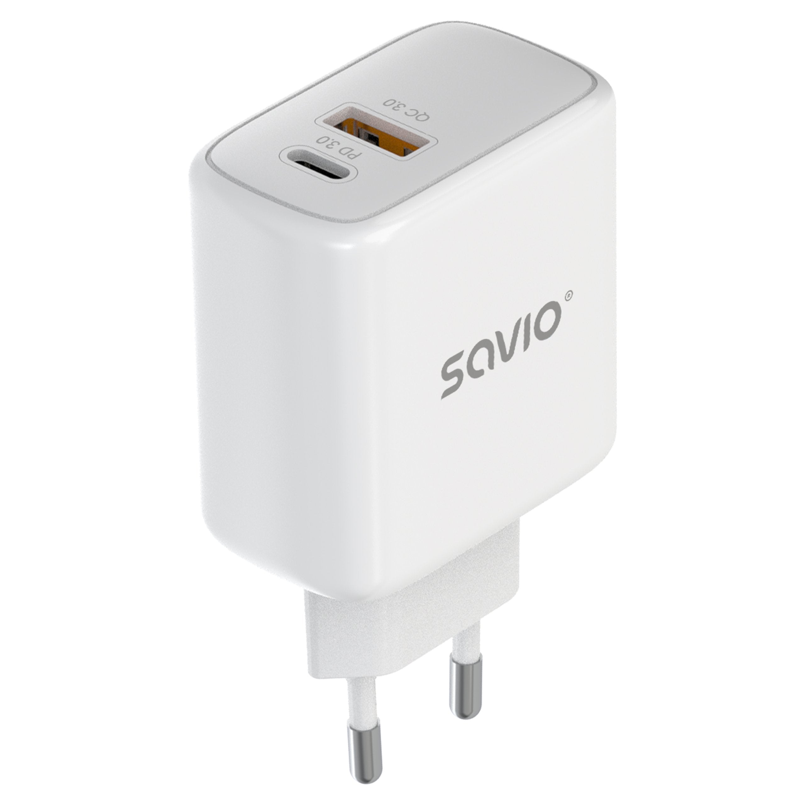 EAN 5905106070221 - Savio LA-12 cargador de dispositivo móvil Universal Blanco Corriente alterna Carga rápida Interior imagen 5