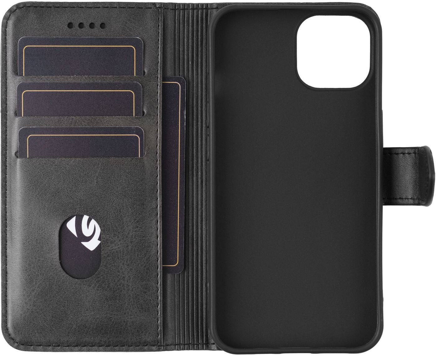 Cover For Wales Wallet Cover Iphone 14 - - Black - Warranty: 24m