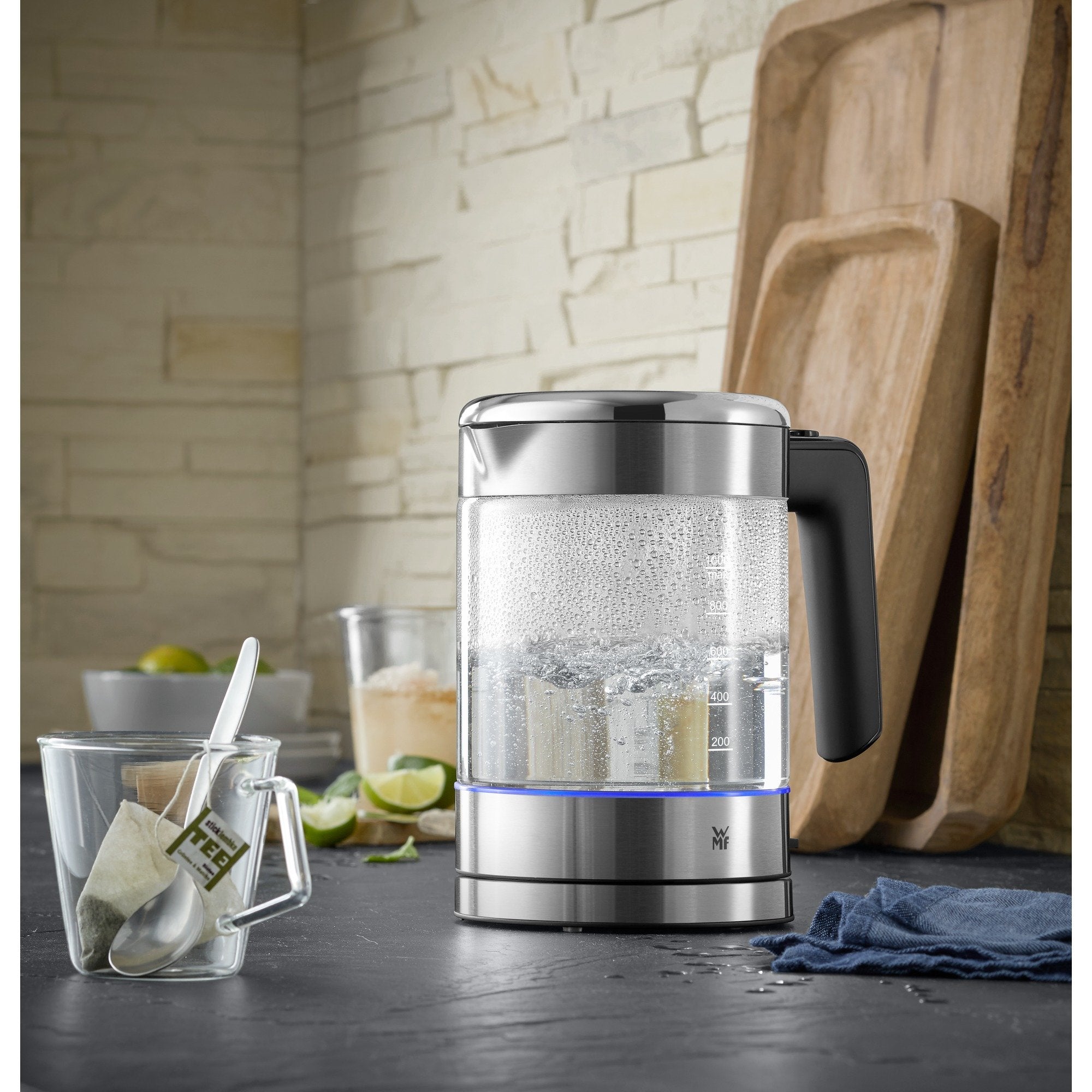 Wmf 0413190011 Küchenminis Wasserkocher Glas 1 Liter
