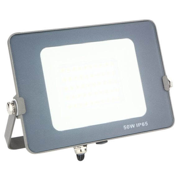 Foco Proyector Led Silver Electronics Forge Ips 65 50w - 5700k Luz Fria - 4.000lm Color Gris
