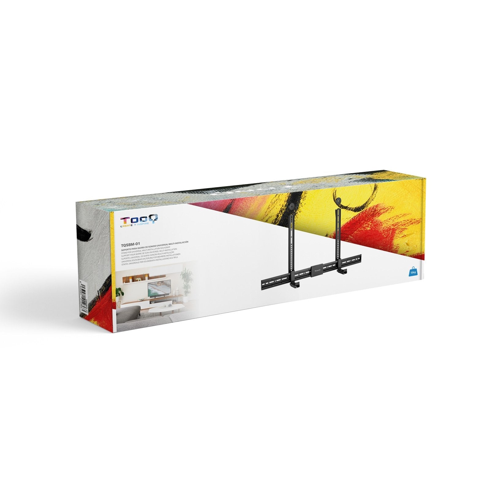 Tooq Soporte Para Barra De Sonido De 86-155 Mm De Profundidad - Peso Max 15kg - Vesa Max 800x400