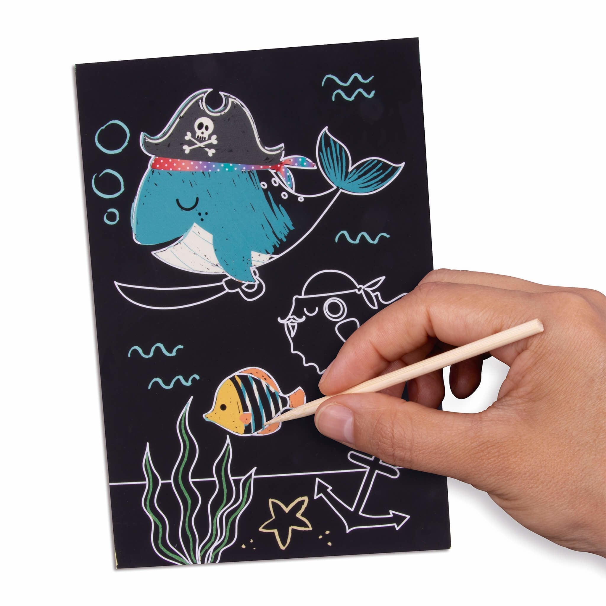 Apli Mini Láminas Rasca Y Dibuja Set Scratch&Draw Caja Expositora De 12 Surtidos +4 Años