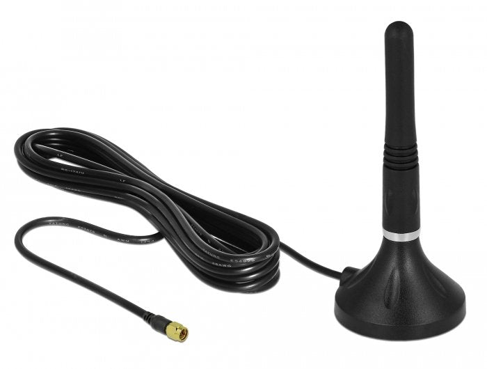 Delock Lte Antena Sma Macho 2 - 3 Dbi 11 Cm Starr Omnidireccional