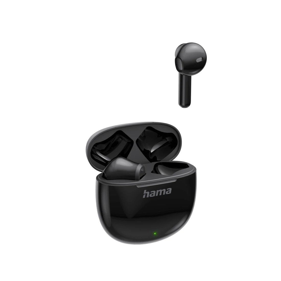 Auricular Intrauditivo Bluetooth Hama Action One Negro Tws Hasta 20h Microfono Tactil