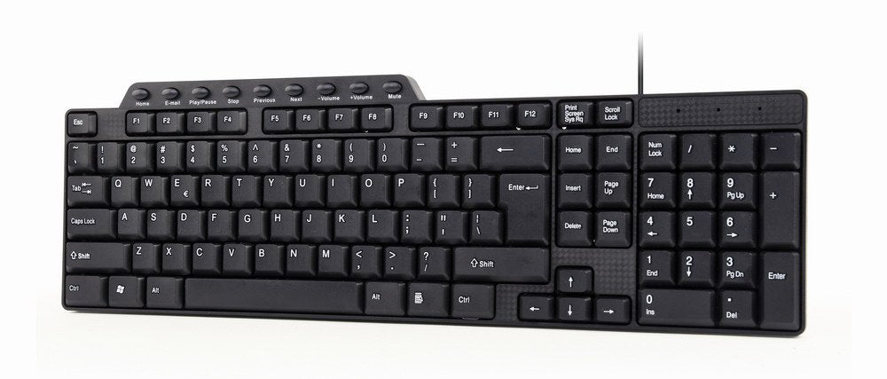 EAN 8716309091138 - Gembird KB-UM-104 teclado Universal USB QWERTY Inglés de EE. UU. Negro imagen 3