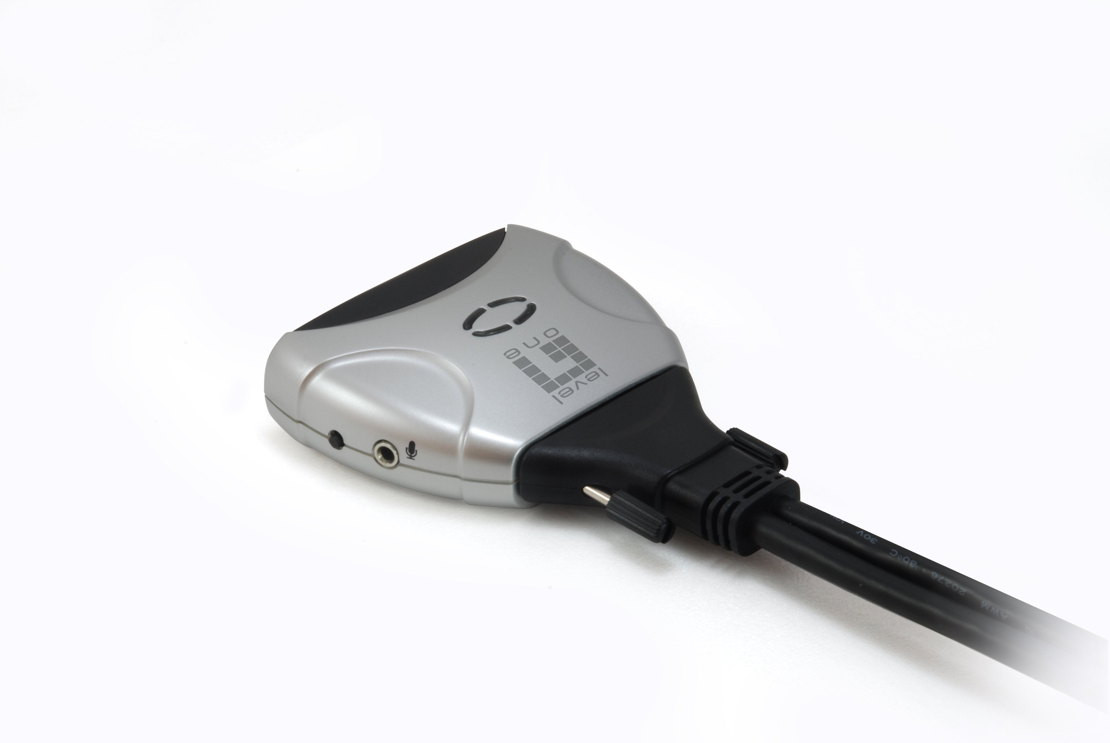 Level One Conmutador Automatico V/T/M 1a2 Cpus Dvii Usb Con Audio Cables Incluidos Kvm-0260