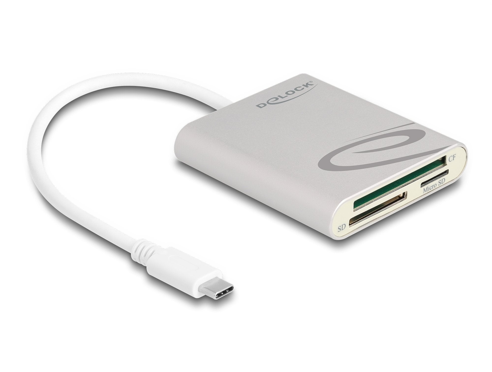 EAN 4043619910052 - DeLOCK 91005 lector de tarjeta USB 3.2 Gen 1 (3.1 Gen 1) Type-C Gris imagen 1