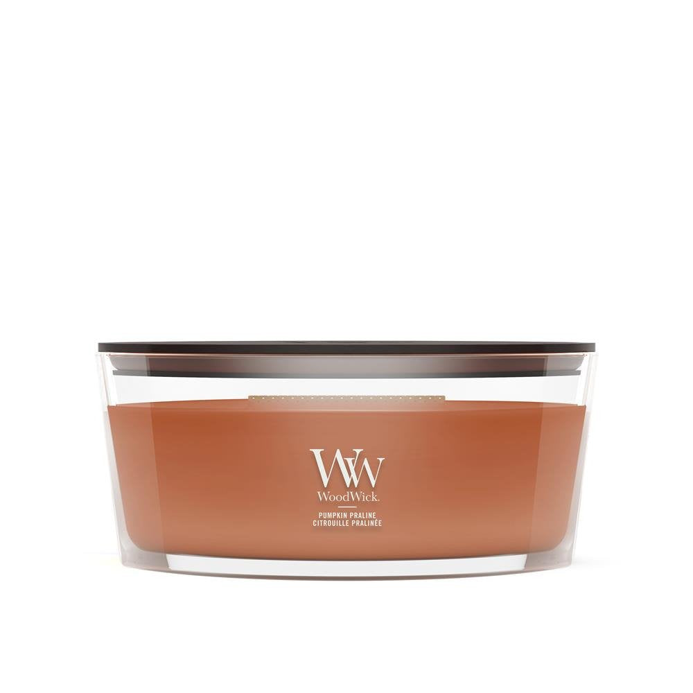 Woodwick Pumpkin Praline Vela Elipse Calabaza Marrón 1 Pieza(S)