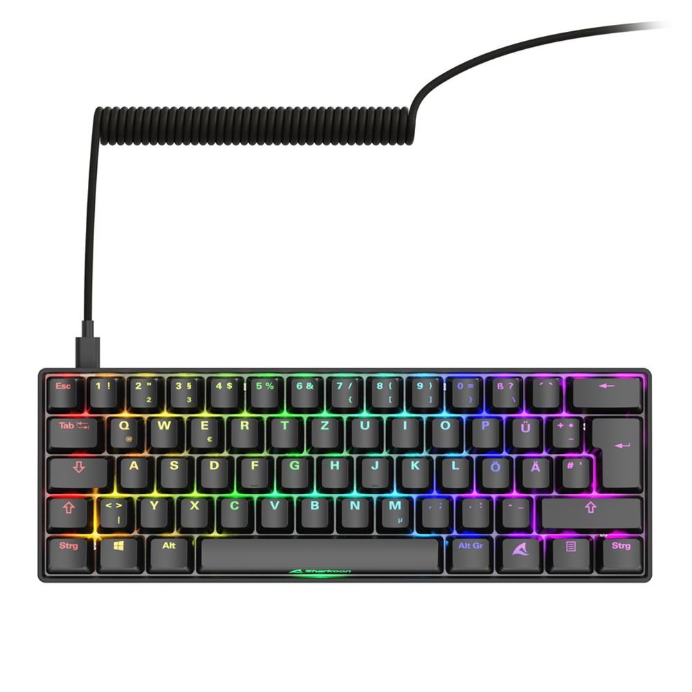 EAN 4044951041923 - Sharkoon 100065629 teclado Hogar USB QWERTZ Alemán Negro imagen 2