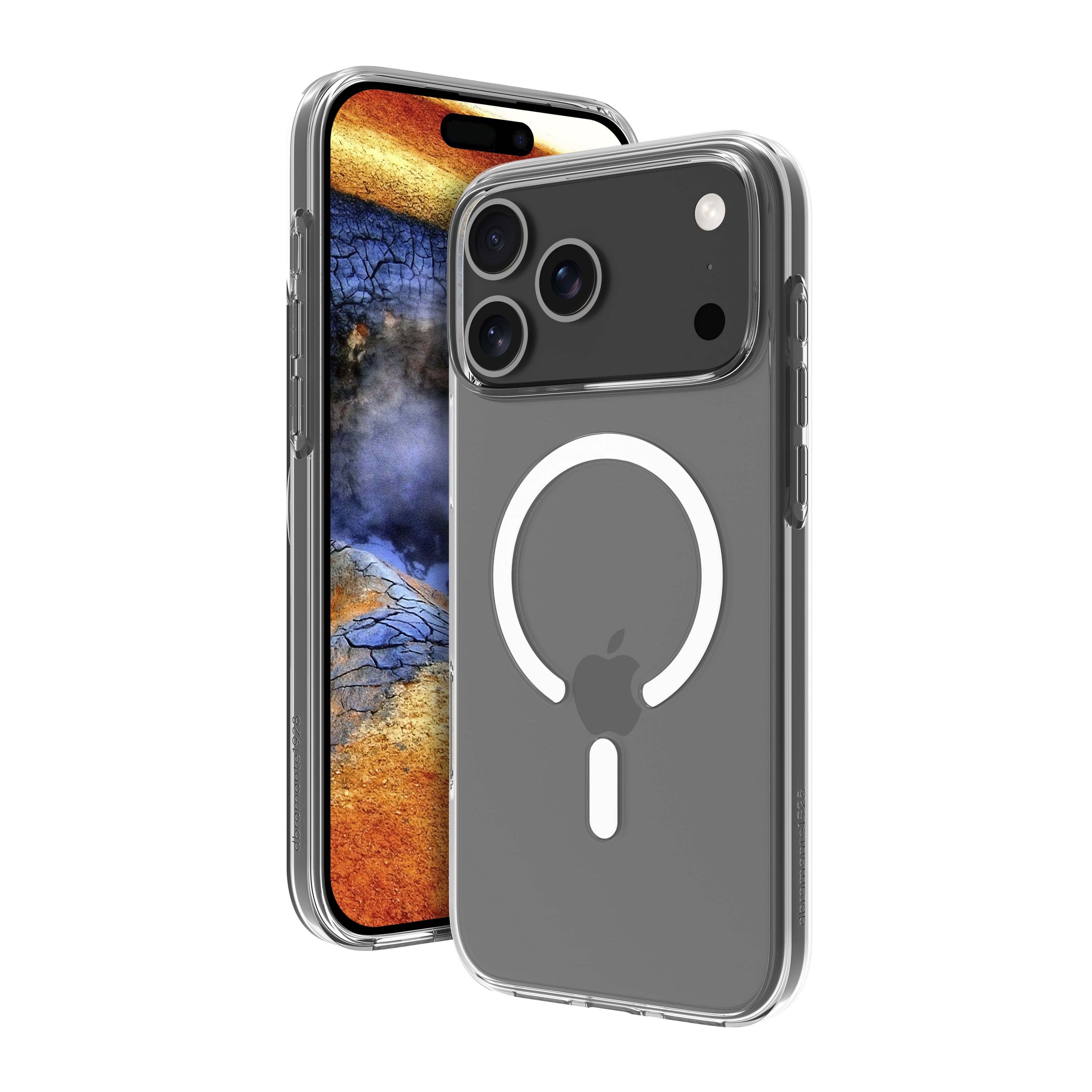 Dbramante1928 Greenland Pro Carcasa Trasera Para Teléfono Móvil Compatibilidad Con Magsafe Plástico Transparente