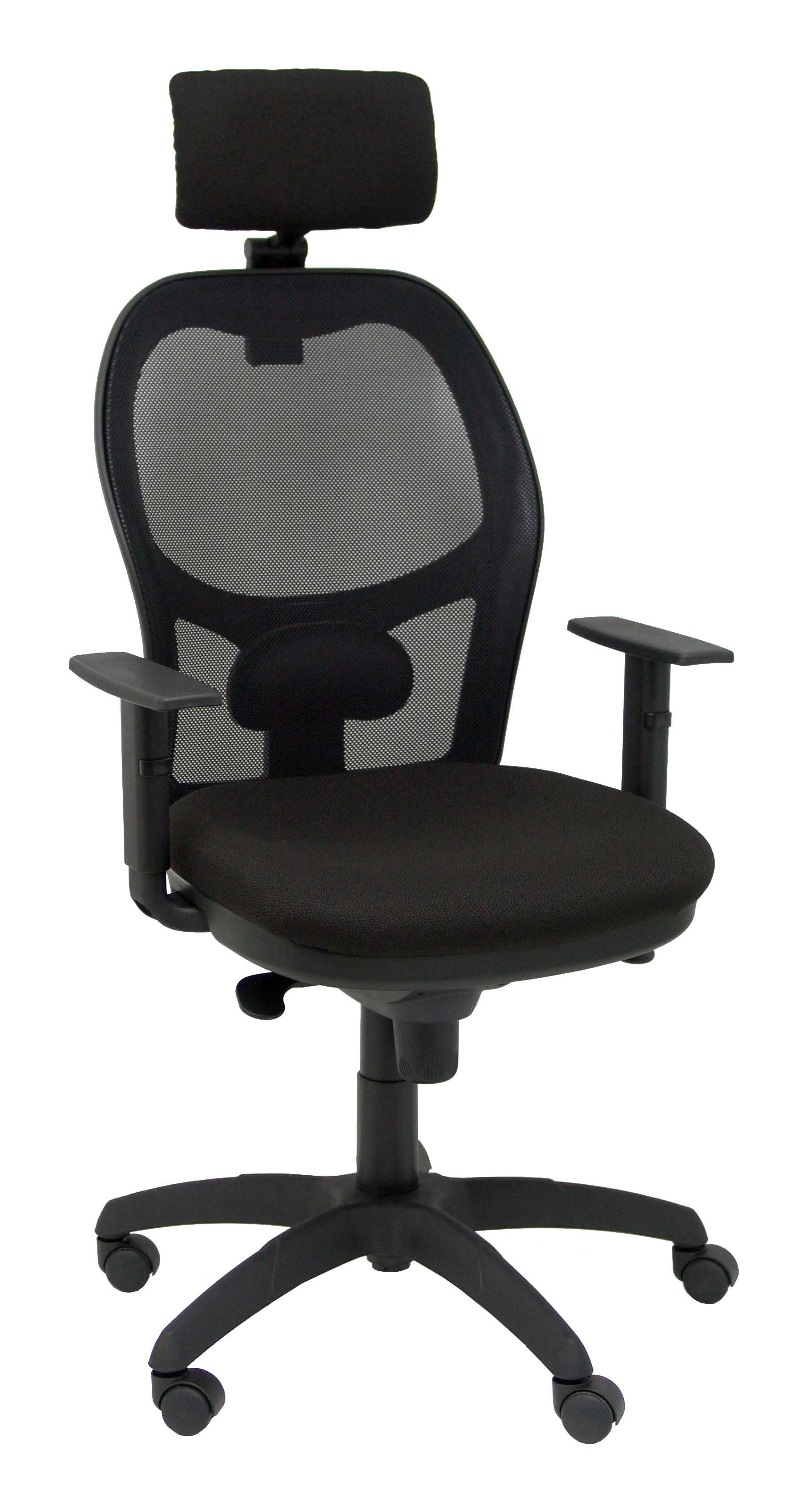 Silla Jorquera Malla Negra Asiento Bali Negro Cab