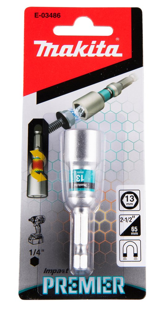 EAN 0088381570145 - Makita E-03486 soporte para puntas de destornillador 25,4 / 4 mm (1 / 4") 1 pieza(s) imagen 4