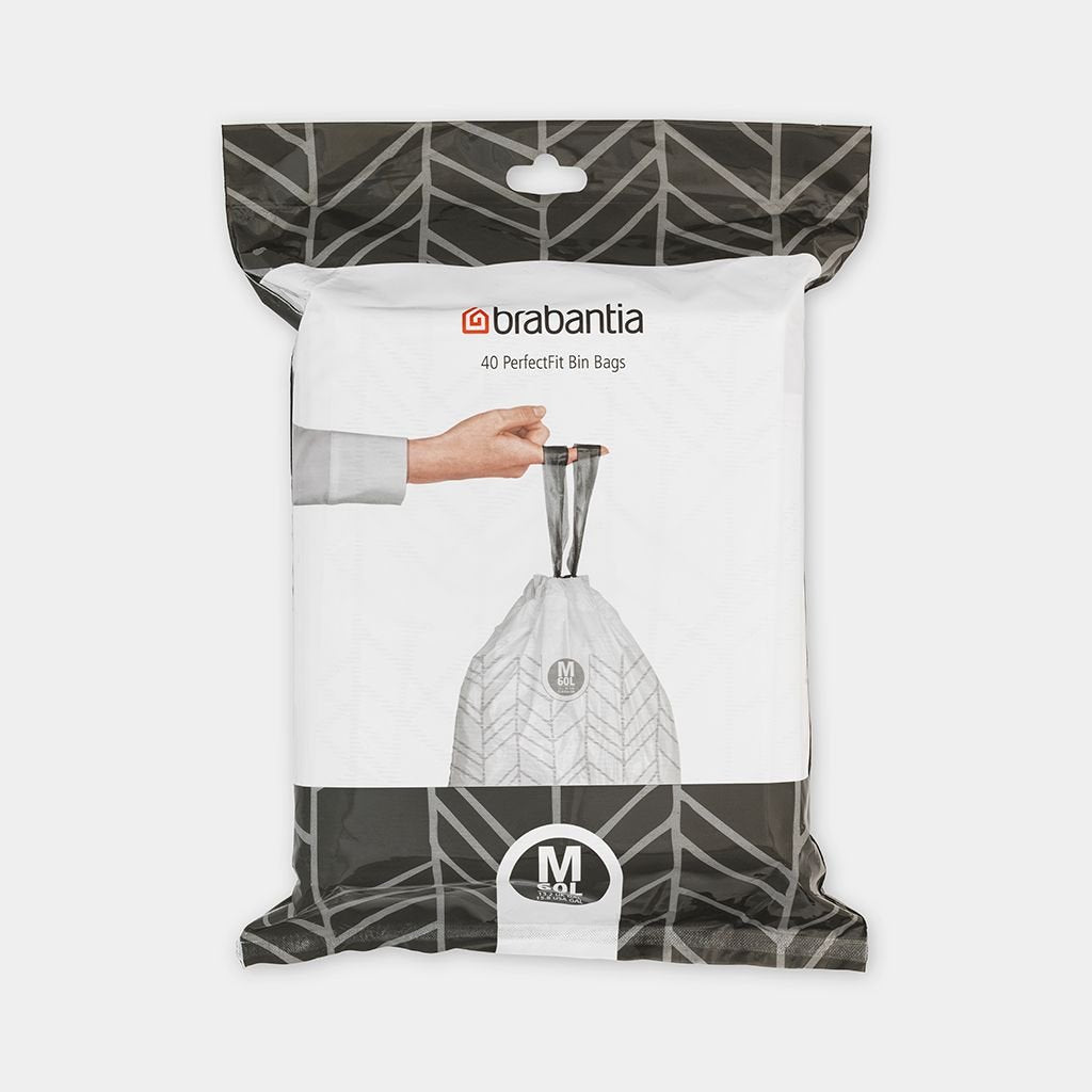 EAN 8710755138829 - Brabantia 138829 bolsa para basura 60 L Blanco 40 pieza(s) imagen 1