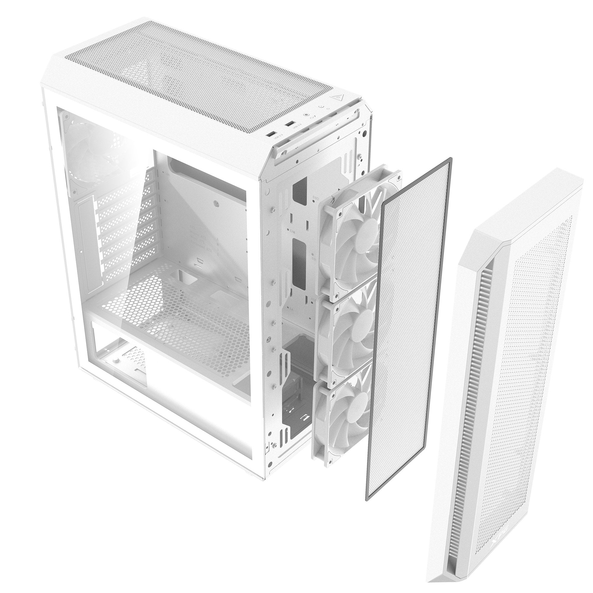 EAN 4711085948519 - XPG VALOR AIR PLUS Midi Tower Blanco imagen 8