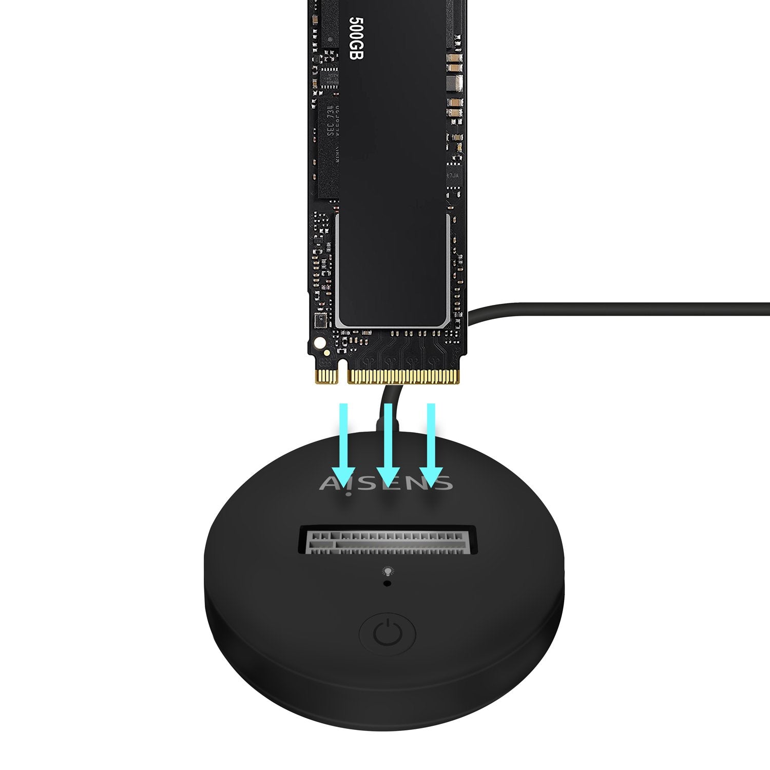 EAN 8436574708325 - AISENS ASUC-M2D013-BK caja para disco duro externo Caja externa para unidad de estado sólido (SSD) Negro imagen 3