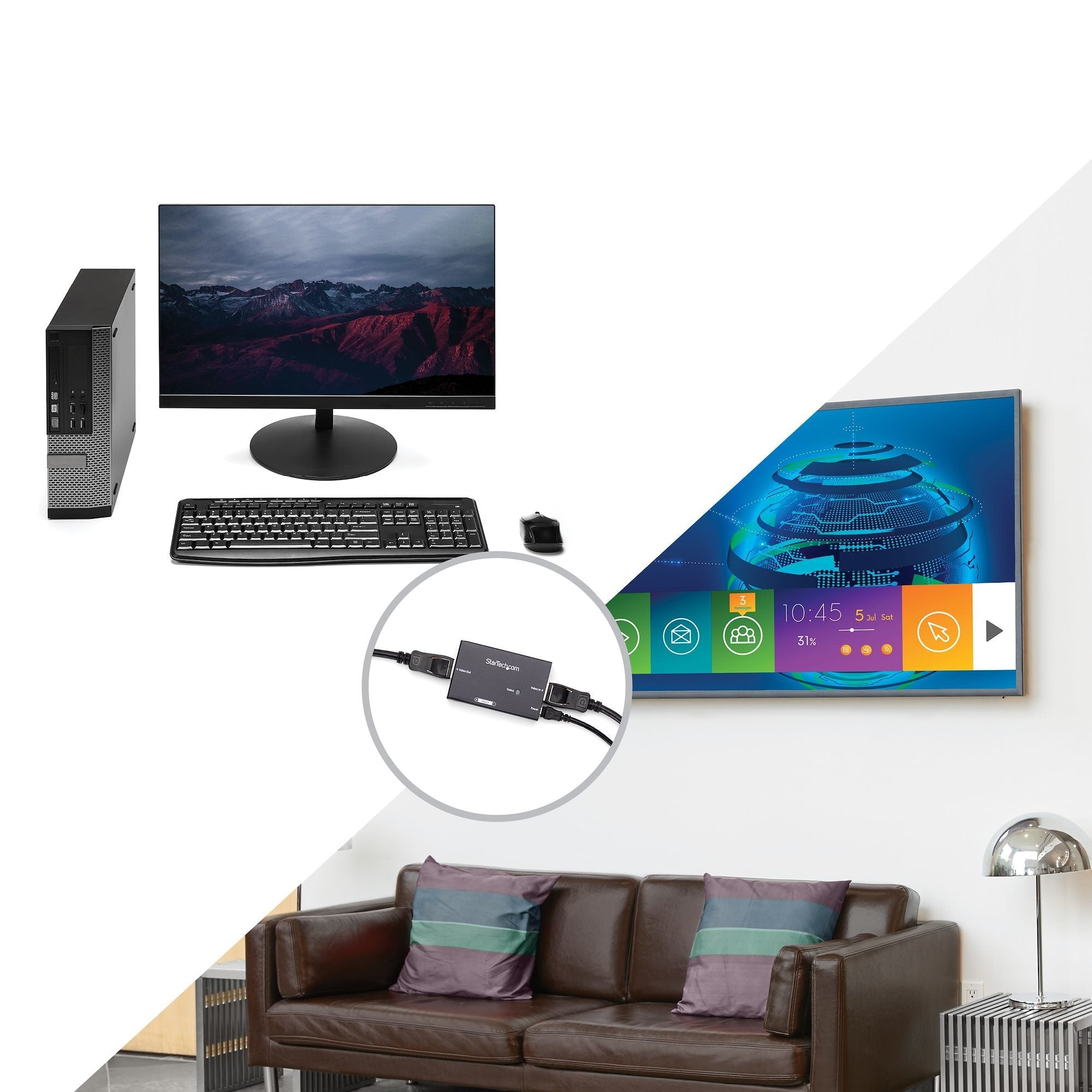 Startech Alargador Displayport 4k60hz