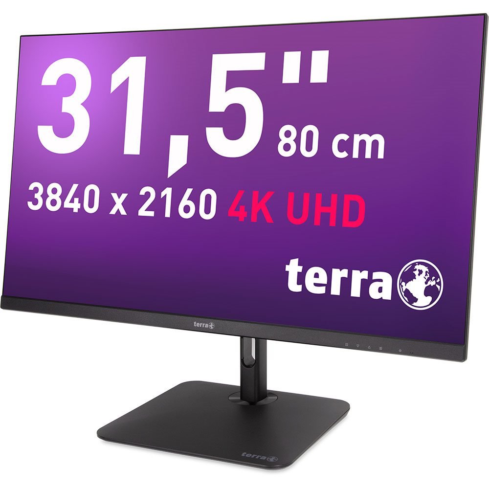 Monitor Terra 3030234 (31.5") 3840 X 2160 Pixeles 4k Ultra Hd Lcd Negro
