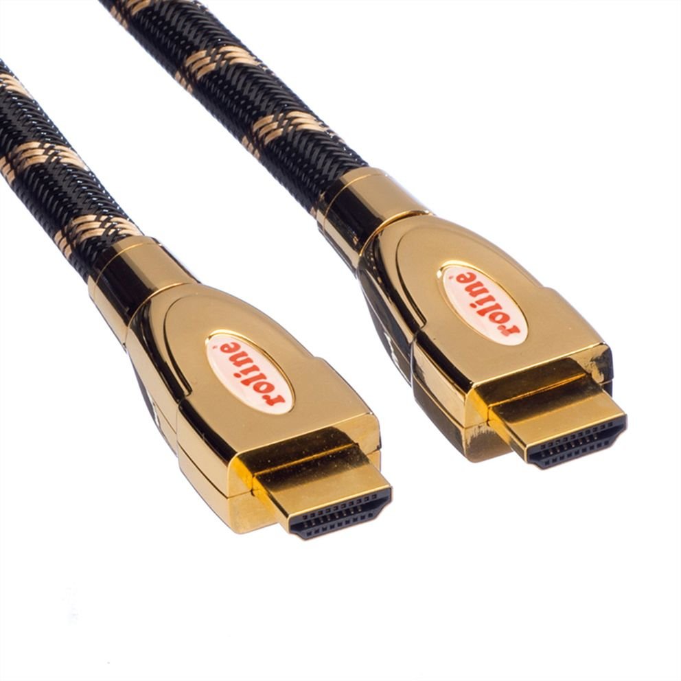 Roline Gold Hdmi Ultra Hd Cable + Ethernet, M/M 1 M
