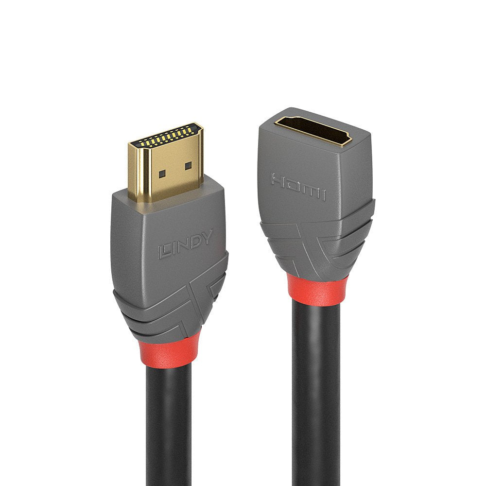 Lindy Hdmi 2.0 Cable De Extensión 1m, Línea Anthra