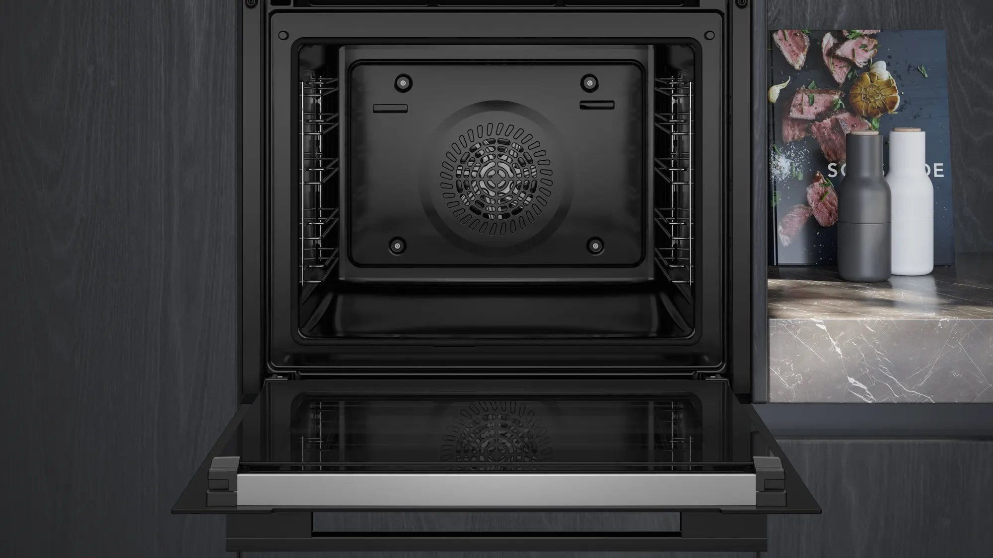 EAN 4242003901809 - Siemens HB774G1B1 horno 71 L Negro imagen 3