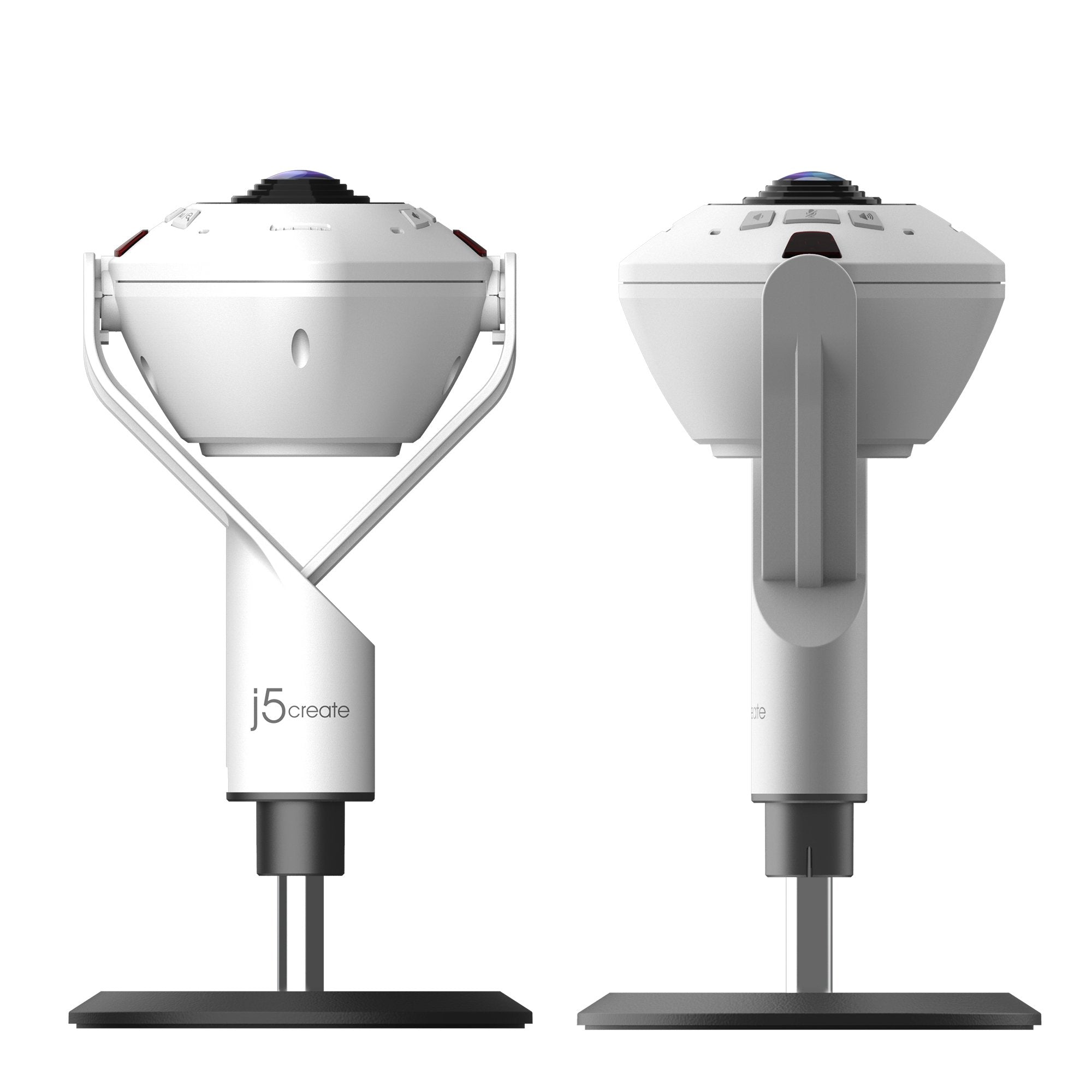 Cámara Web J5create Jvu368 De 360° Alimentada Por Ia Con Altavoz