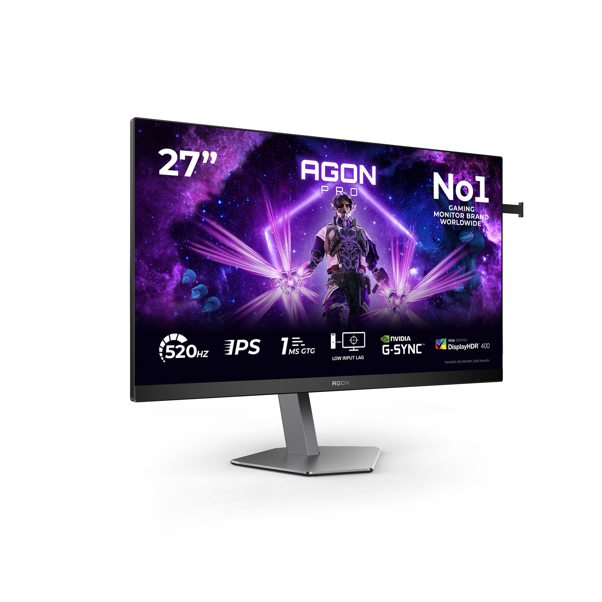 EAN 4038986182003 - AOC AG276FK/69 pantalla para PC 68,6 cm (27") 1920 x 1080 Pixeles Negro, Gris imagen 2