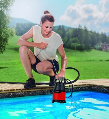 Bomba De Agua Limpia Einhell Gc-Sp 2275, Sumergible (Rojo/Negro, 220 Vatios)