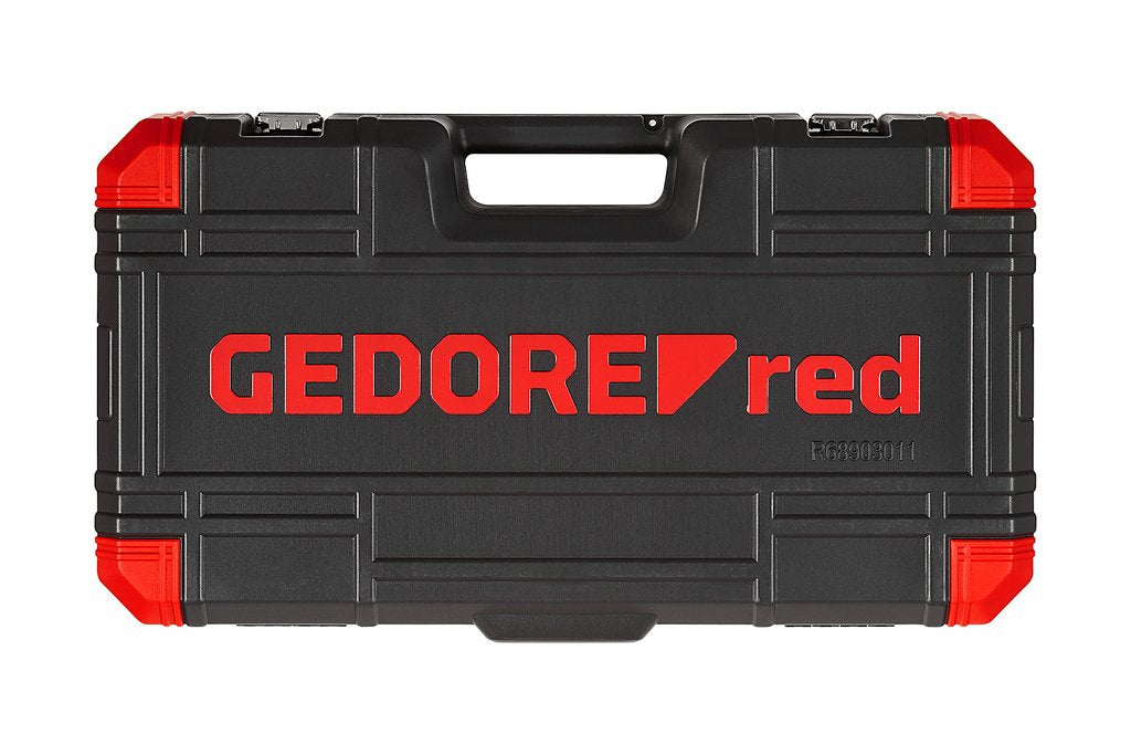 Gedore Juego De Montaje De Rueda Roja, 11 Piezas, Llave Dinamométrica R68903011