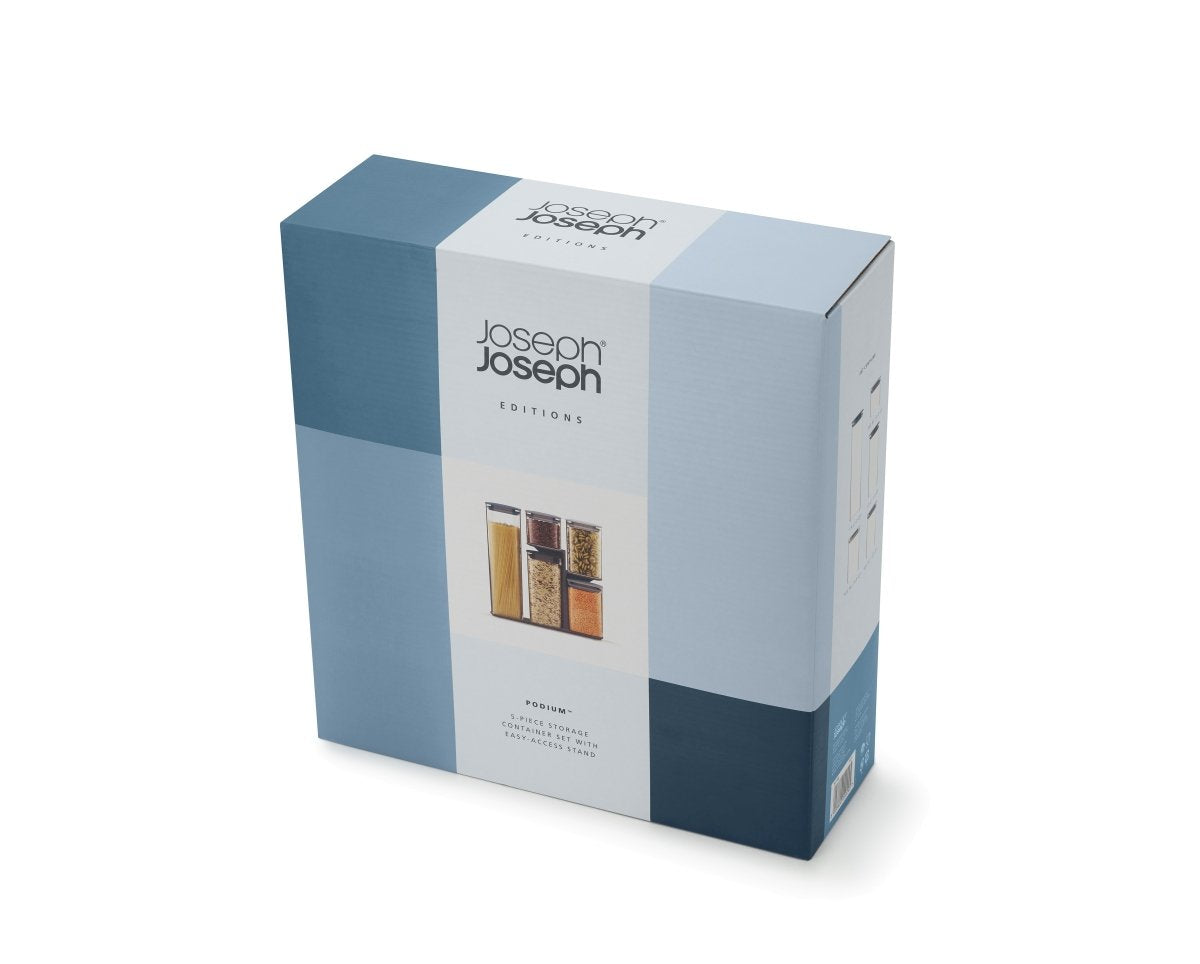 EAN 5028420000245 - Joseph Joseph Podium Rectangular Establecer Azul, Transparente 5 pieza(s) imagen 3