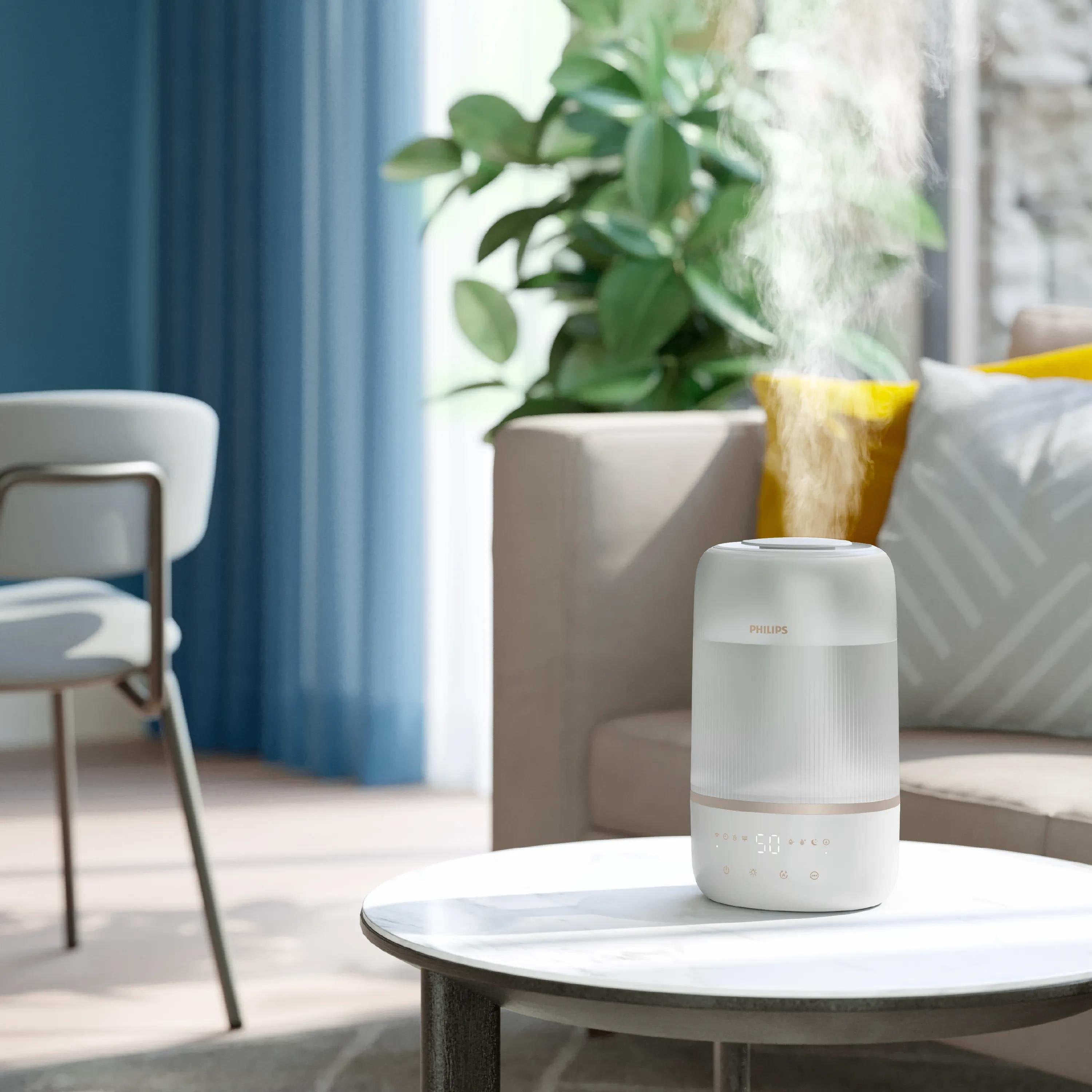 EAN 8720389048890 - Philips 1000 series HU1510/04 humidificador Ultrasónica 3 L Blanco 19 W imagen 5