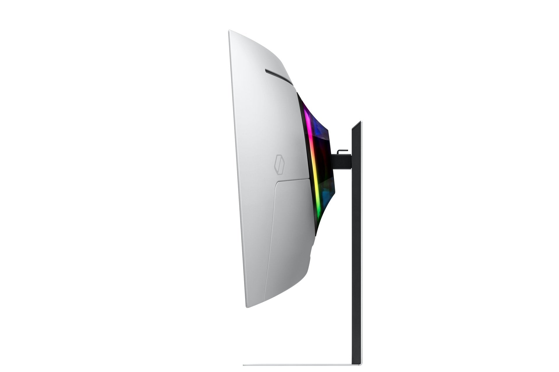 Monitor Gaming Ultrapanorámico Curvo Samsung G8 Odyssey Oled S34dg850su 34' Wqhd 0.03ms 175hz Multimedia Regulable En Altura Plata