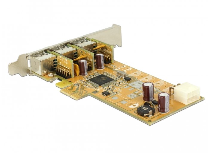 Delock Tarjeta Powered Usb Pci Express> 3 X 12 V