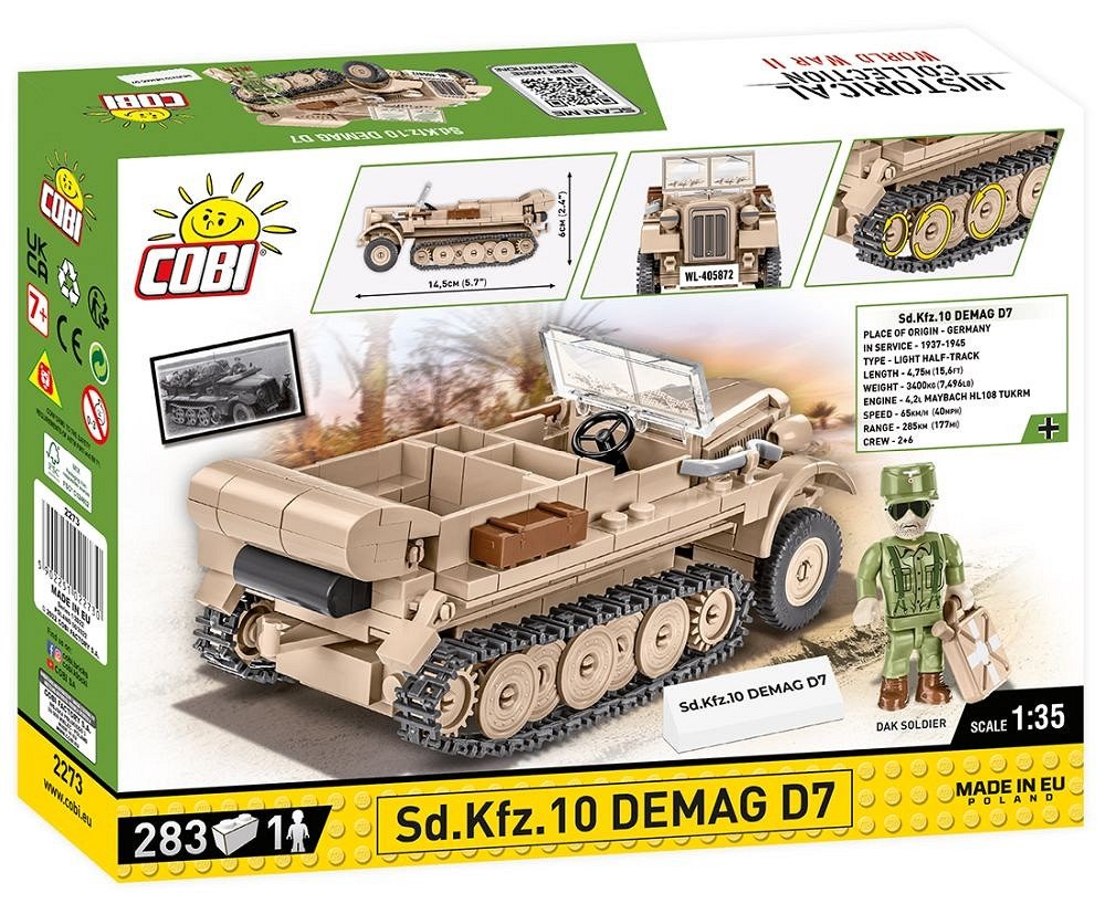 EAN 5902251022730 - COBI Sd.Kfz 10 Demag D7 imagen 9