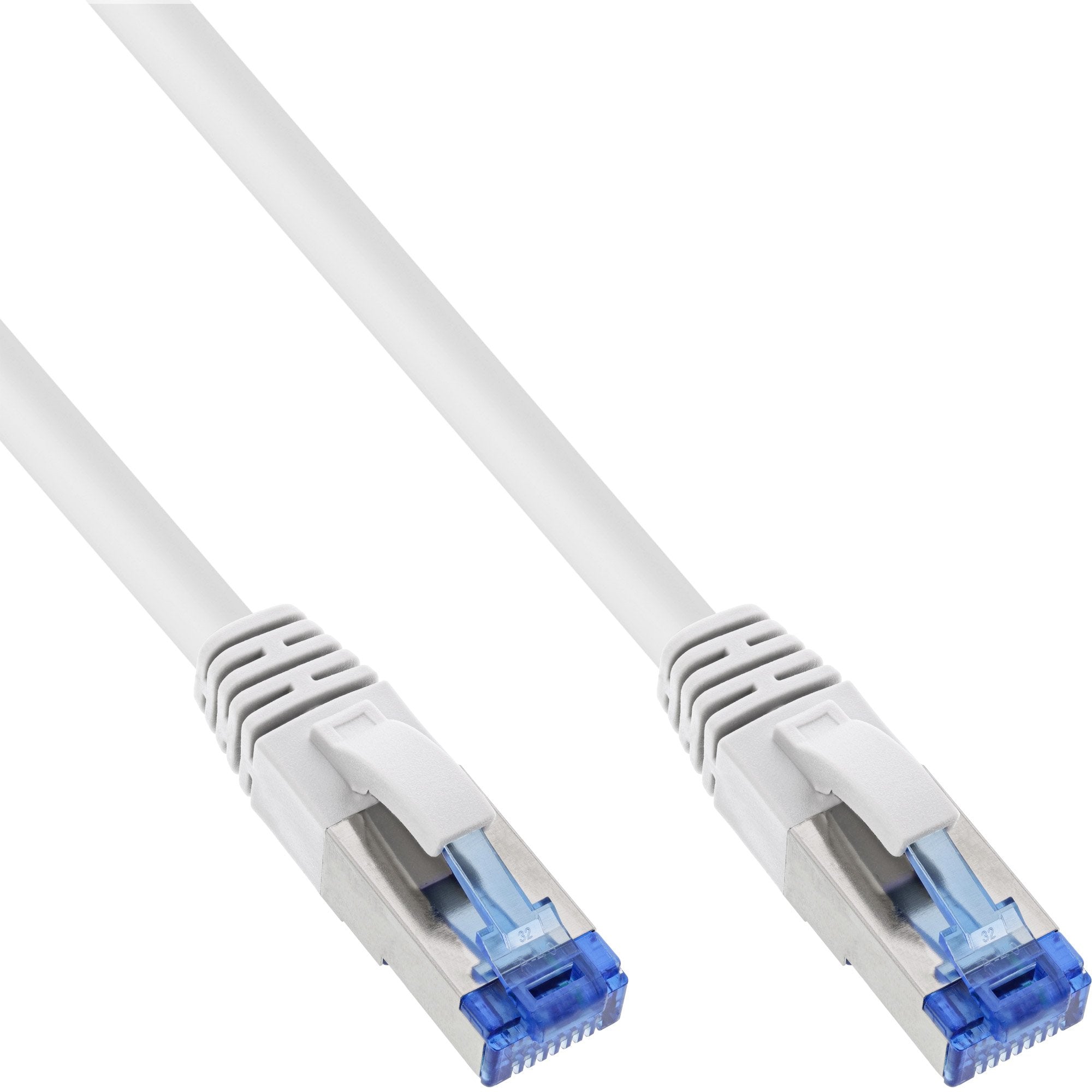 Inline® Cable De Red S/Ftp Pimf Cat.6a Halogen Free 500mhz Blanco 2m