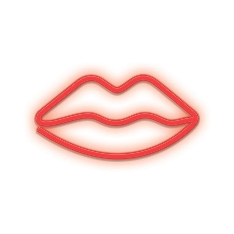 EAN 5900495949332 - Forever Light Neon LED Light LIPS red Bat + USB FLNEO8 Figura iluminada decorativa imagen 1