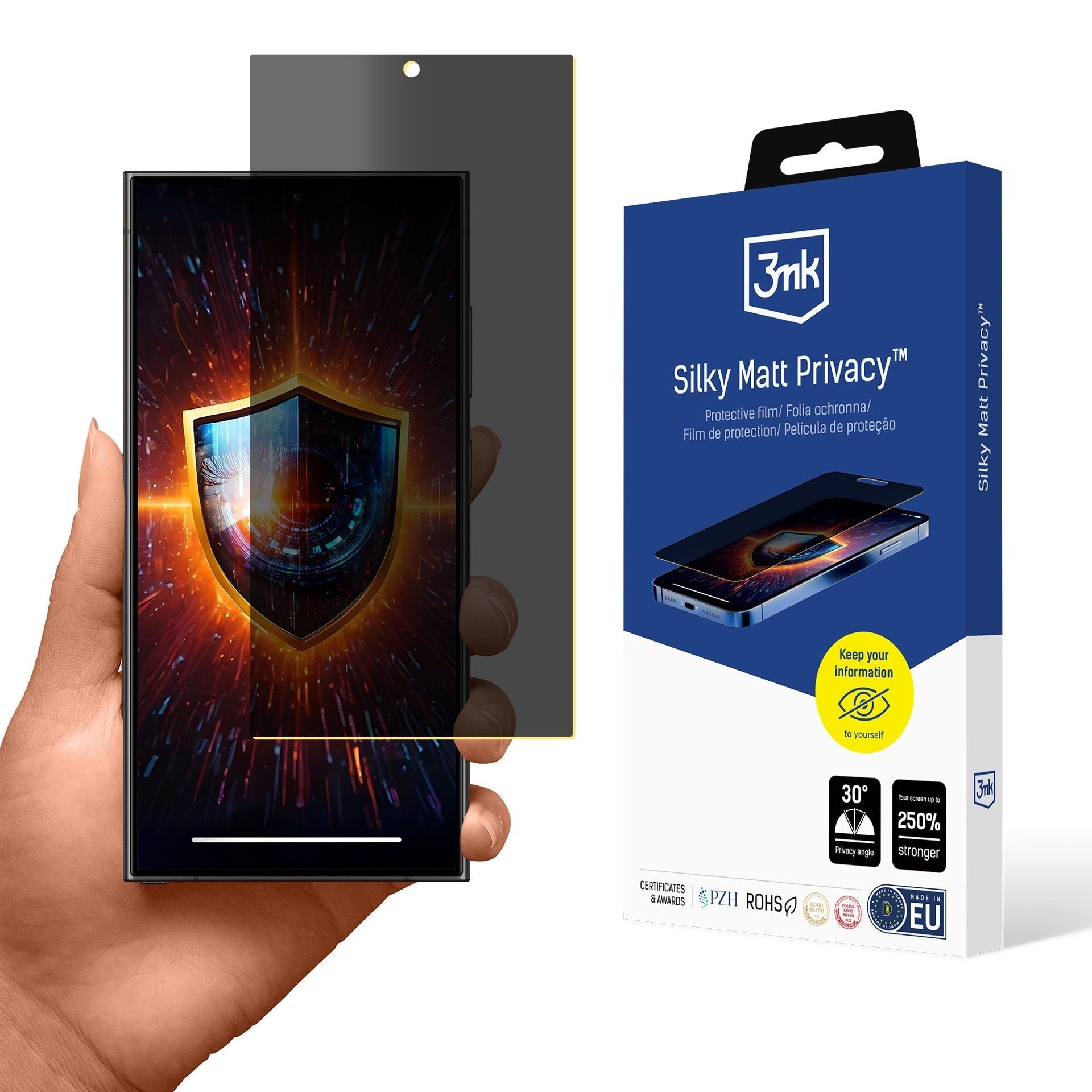 3mk Silky Matt Privacy Screen Protector For Samsung Galaxy S24 Ultra
