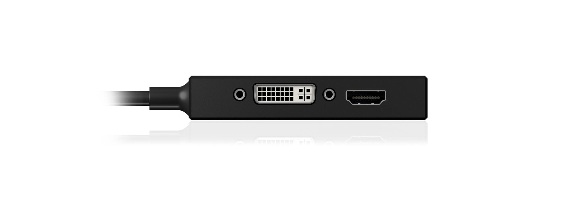 EAN 4250078165651 - ICY BOX IB-AC1032 Mini DisplayPort DVI-D + VGA (D-Sub) + HDMI Negro imagen 7