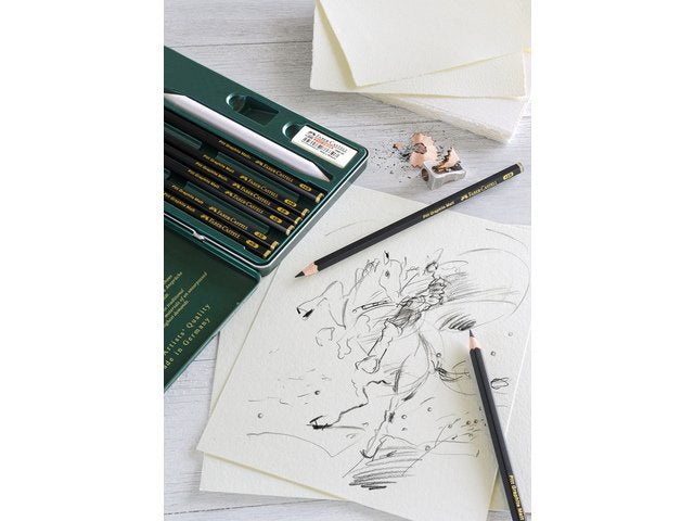 Faber-Castell 115220 8 Lápices De Grafito Pitt Graphite