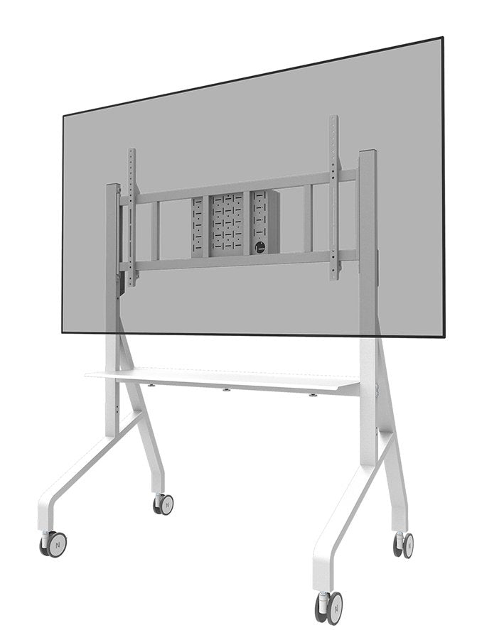 EAN 8717371443245 - Neomounts FL50-575WH1 mueble y soporte para dispositivo multimedia Blanco Carro/soporte de suelo con rued imagen 1