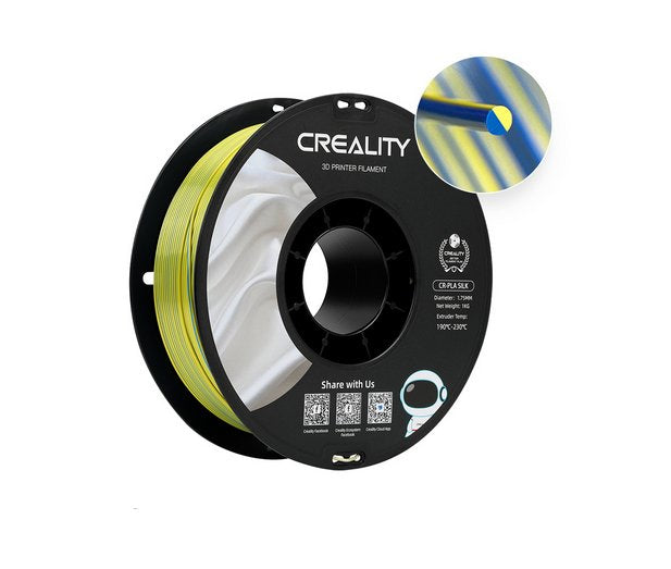 Filamento Creality Cr-Silk Pla Gold/Plata, 3d-Kartusche 3301120012
