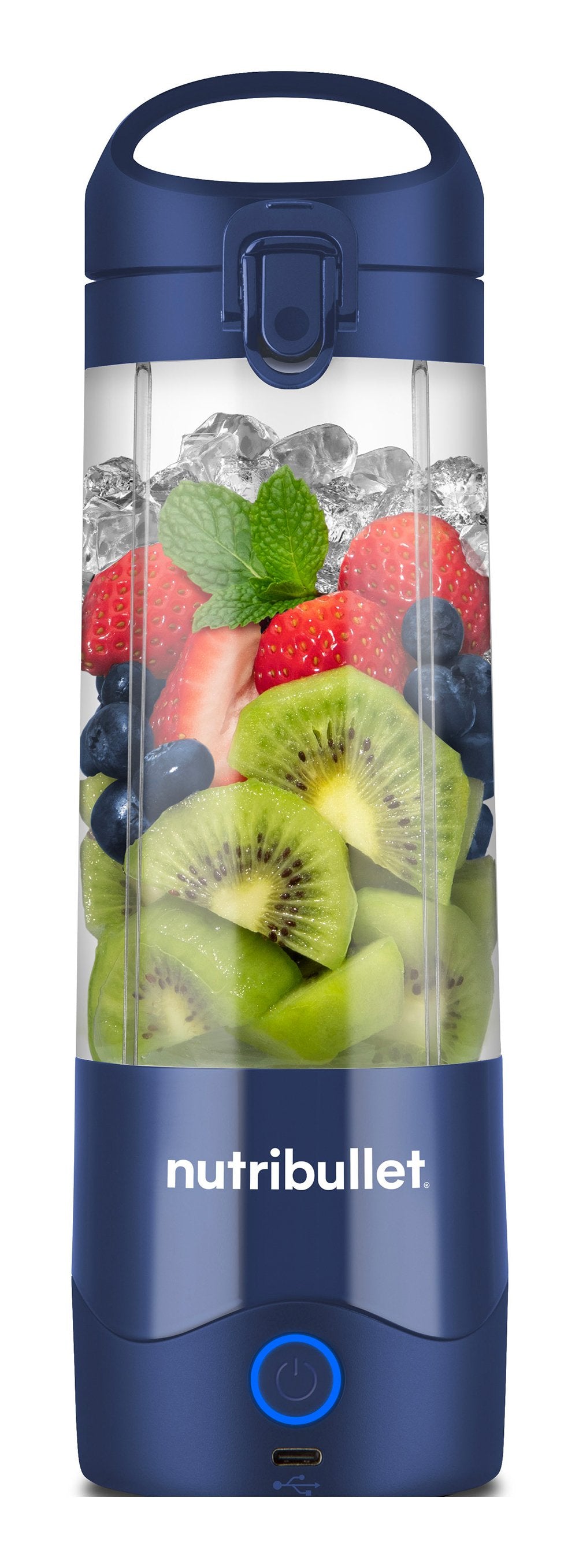 EAN 8006447002111 - NutriBullet Portable 0,475 L Licuadora de vaso Azul, Marina imagen 1