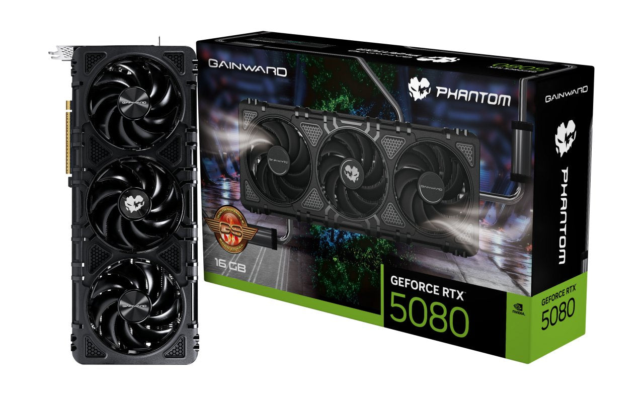 Tarjeta Grafica Gainward Geforce Rtx 5080 Phantom Gs Nvidia 16 Gb Gddr7 Ne75080t19t2-G