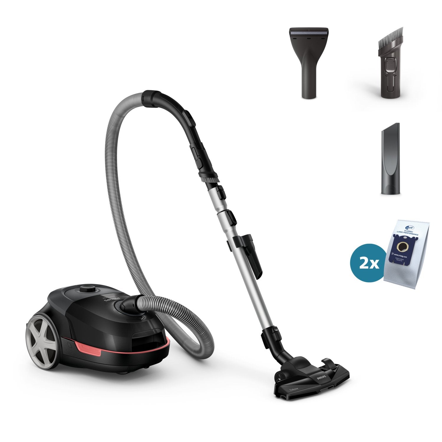 Aspiradora Philips 5000 Series Xd5123/10 4 L Cilíndrica Secar 900 W Bolsa Para El Polvo