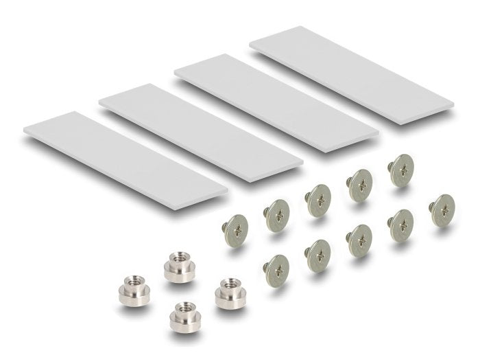 Delock 90210 Tarjeta Pci Express X16 A 4 X Nvme Interno M.2 Clave M Con Disipador - Bifurcación (Laxan 145 X 111 Mm)