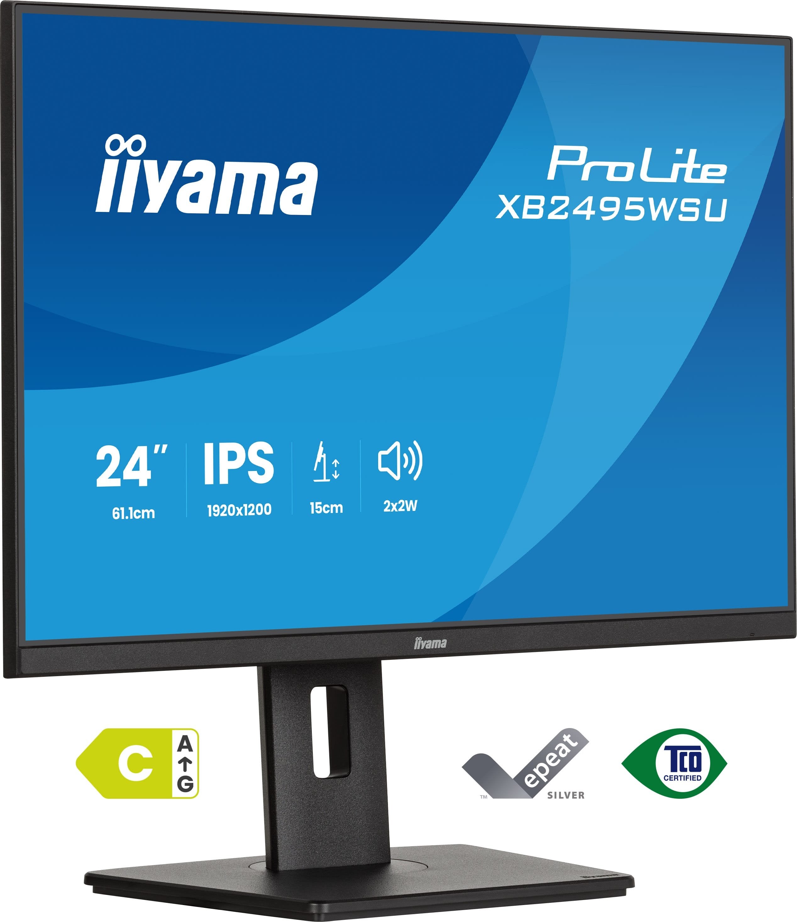Iiyama 60.5cm 24" Xb2495wsu-B1 16:10 Hdmi+Dp+Usb-C Ips