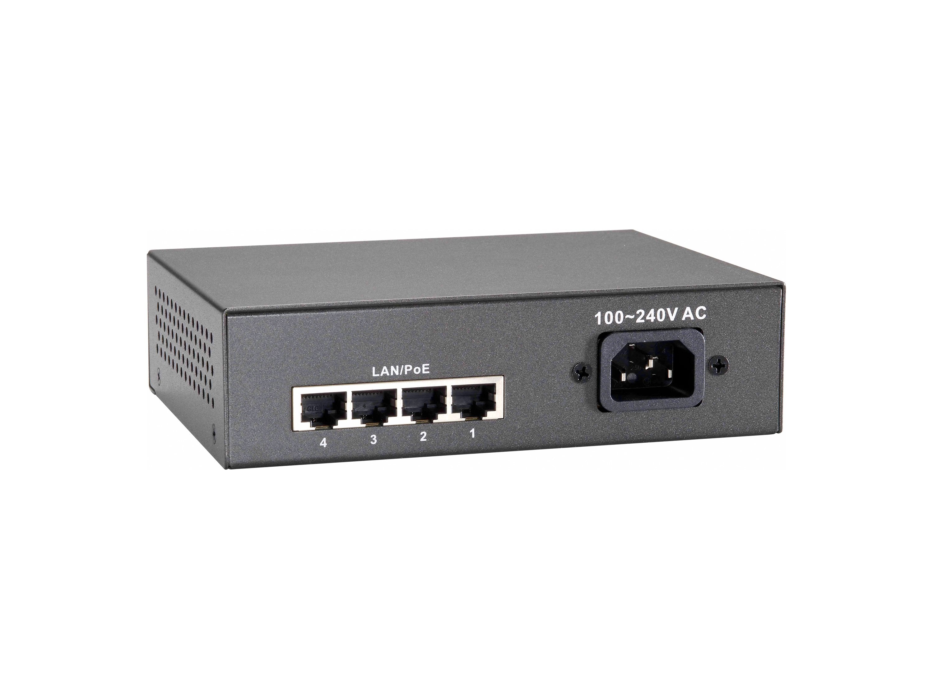 Levelone Switch 5x Ge Gep-0522 65w 4xpoe